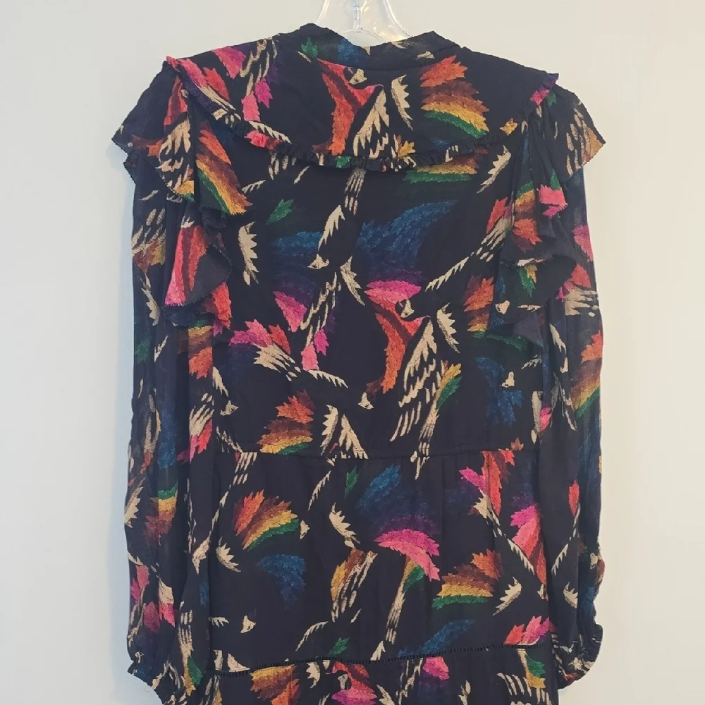 Farm Rio Womens Macaws Flight Longer Dress - Picture 14 of 16